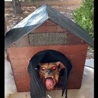 Halloween Prop. Animatronic. Jump Scare Dog