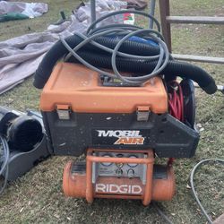Ridgid Air Compressor With Basket