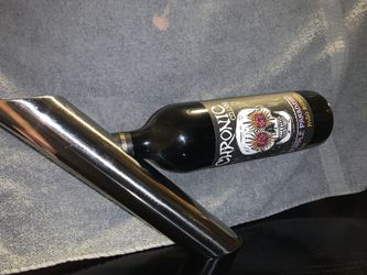 Metal balanced wine holder (wine not included)