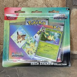 Prismatic Evolutions Tech Sticker Leafeon New