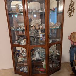 Elegant Glass Curio Set