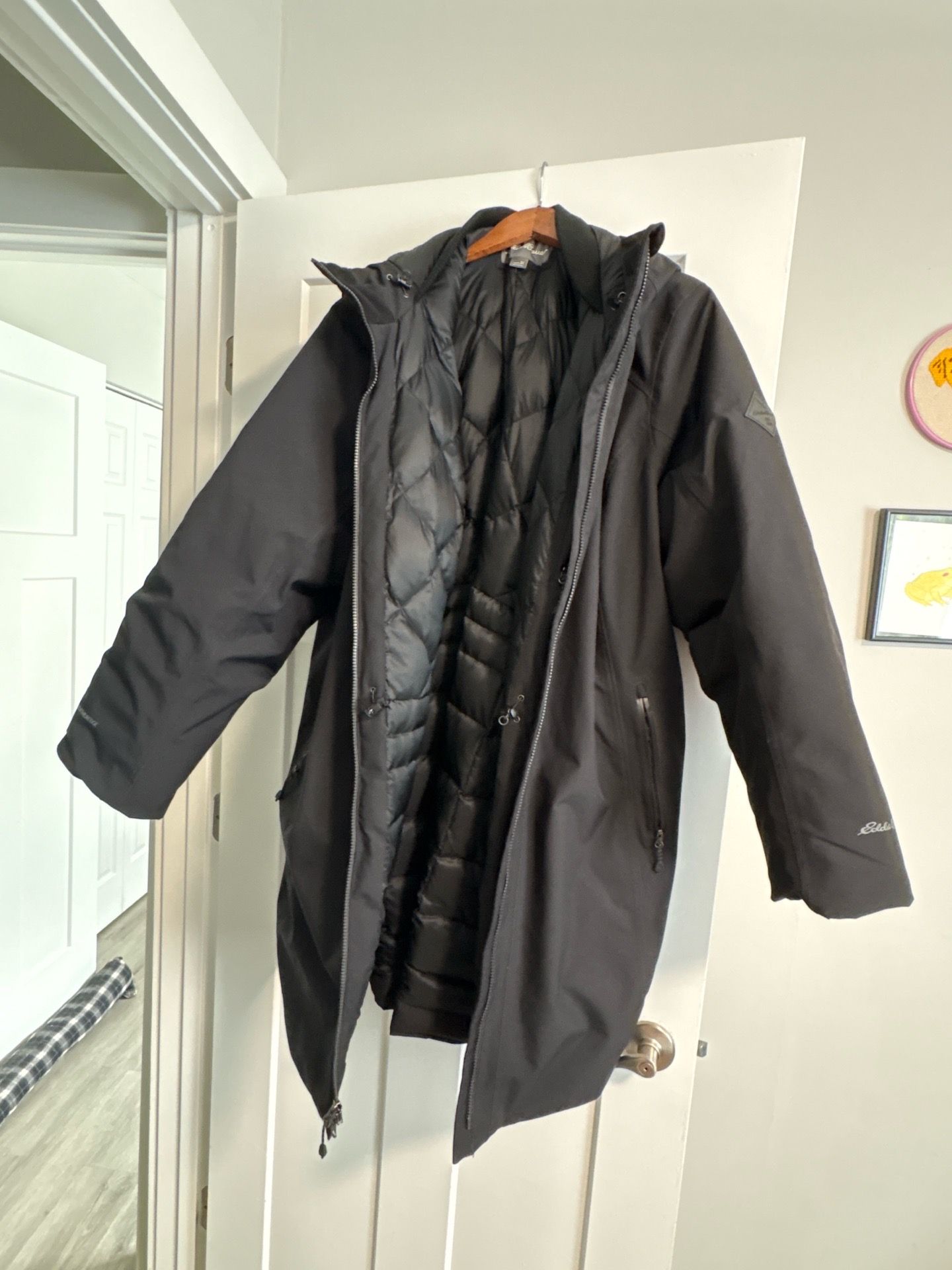 Eddie Bauer Black Parka: Size 3X