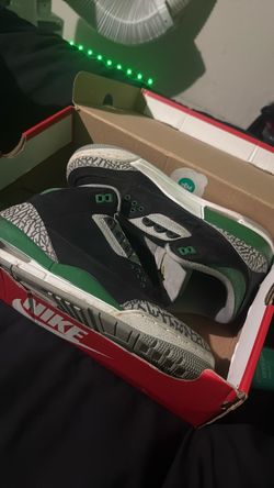 Jordan 3 Pine green