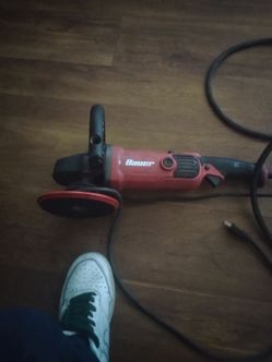 It's a 7"  rotary polisher/ sander 12 amp.