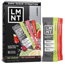 LMNT Zero Sugar Electrolyte Drink Mix - Variety Pack - 6ct