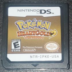 Pokemon HeartGold Nintendo DS Game Cartridge Video Game