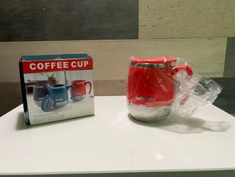 NIB 500Ml Stainless Steel Insulated Coffee Cup, Double-Layer Insulated Cup for Hot and Cold Beverages
