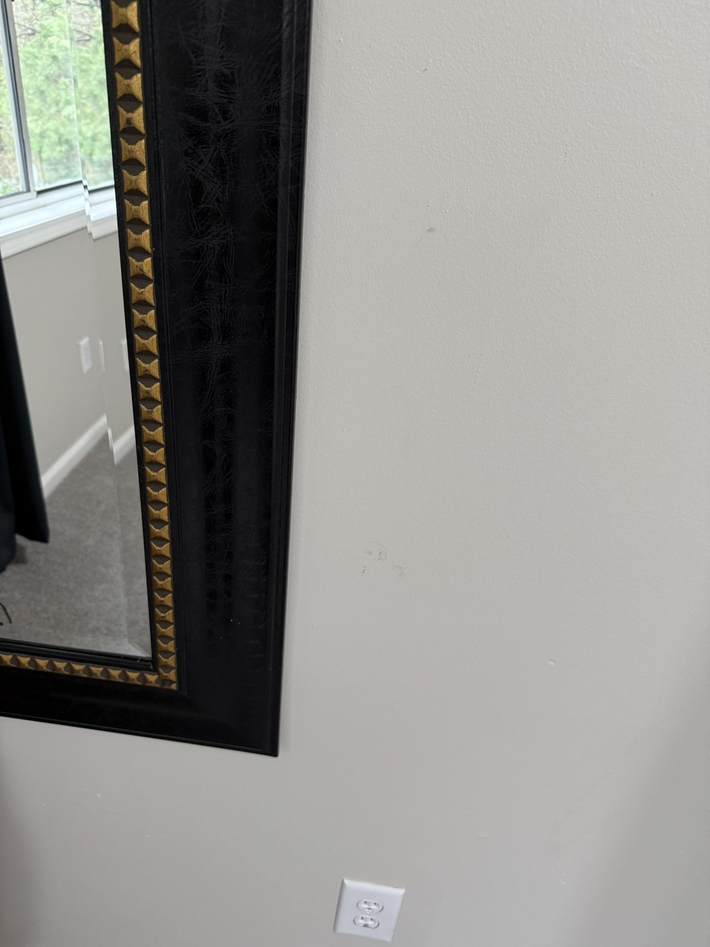 Black And Golden Mirror