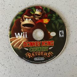 Donkey Kong Country Returns Wii Game 