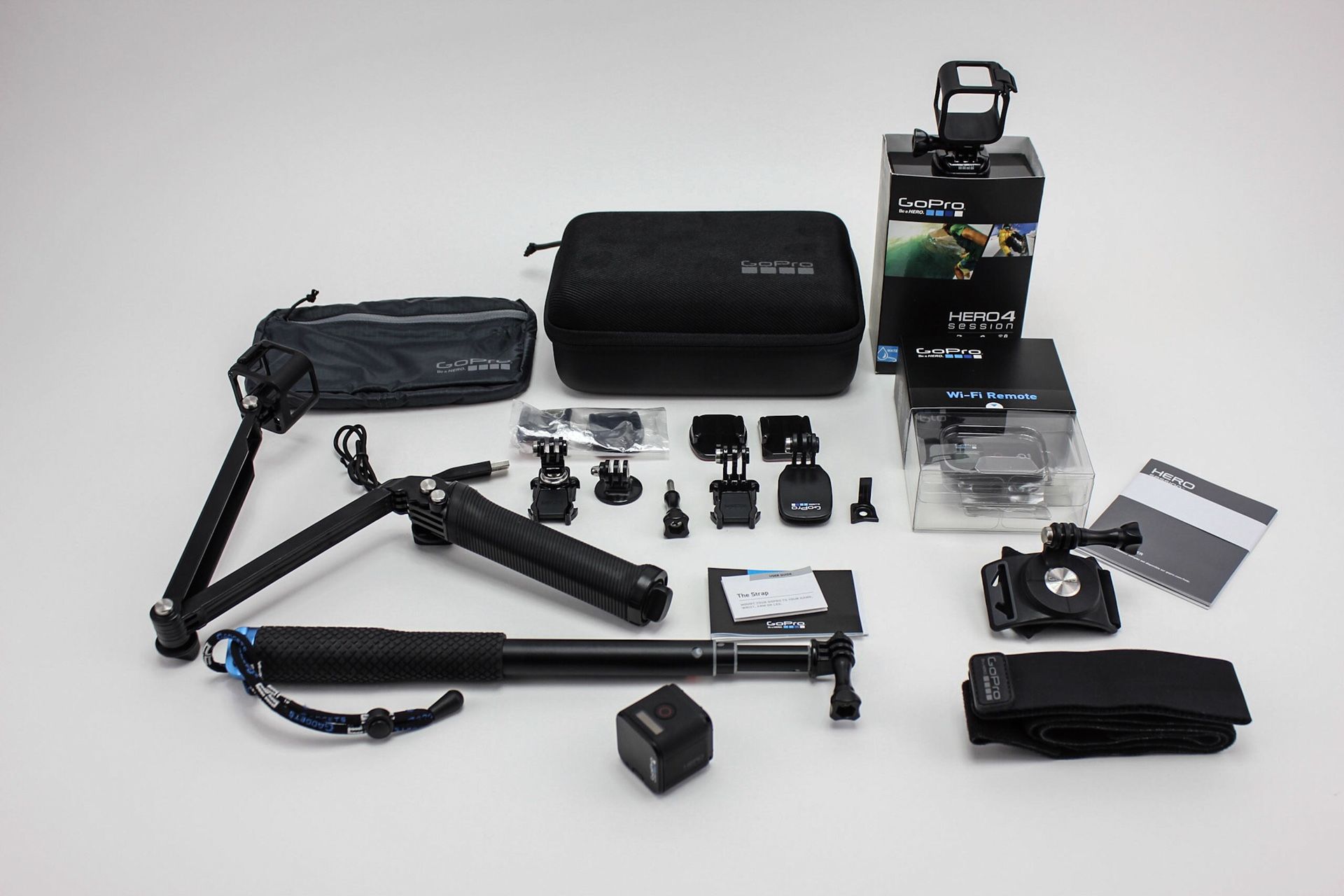 GoPro Camera Hero Session Video Core Kit Black Outdoor Hiking Camping Travel Portable