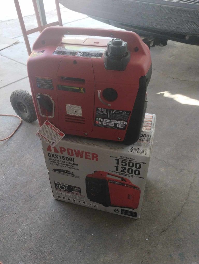 Like new ipower gxs1500i inverter generator