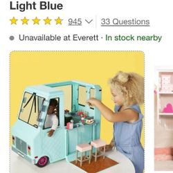 Kids Ice Cream Truck, Top Opens! 