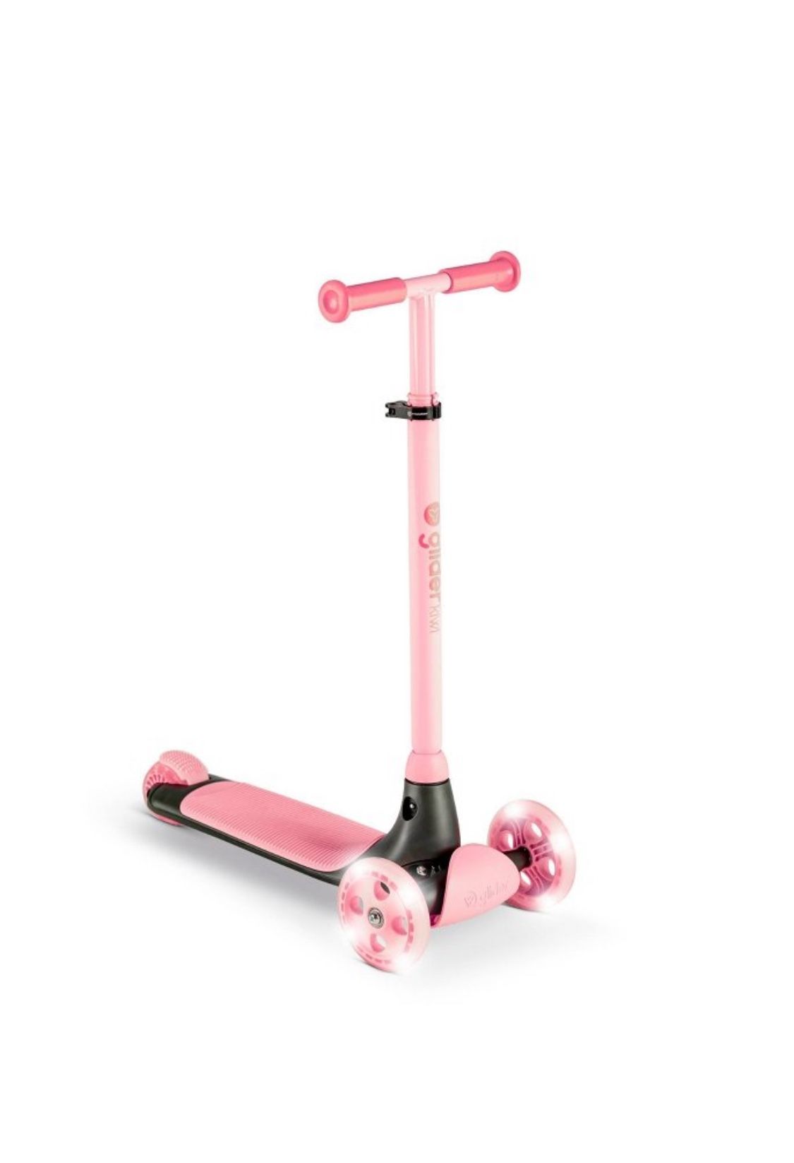 Lightweight Kids Scooter with LED Light-Up Wheels 