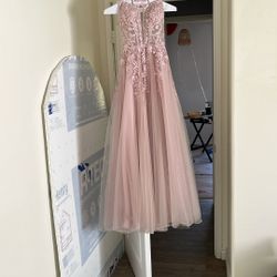 Pink Elegant Dress 