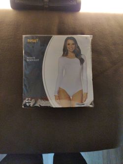 Brand New Never Worn White Bodysuit Spirit Halloween Costume