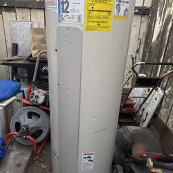 GE smart hot water tank & electric snake