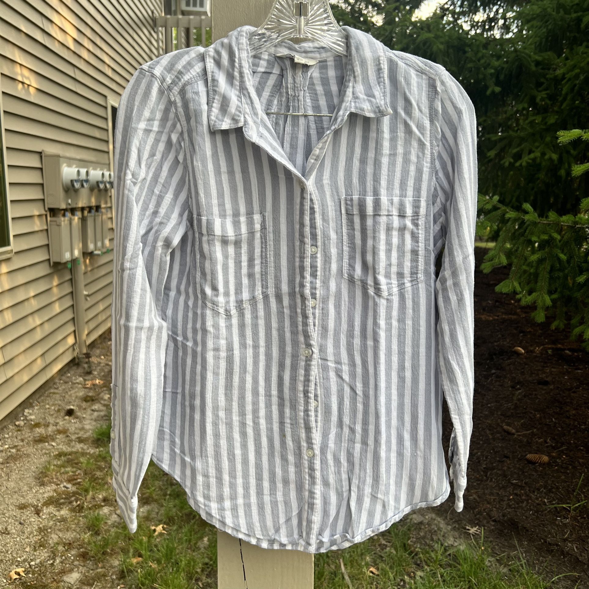 Lucky Brand Women's Button Down Long