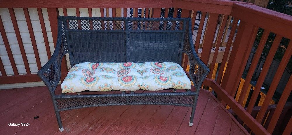 Wicker Loveseat