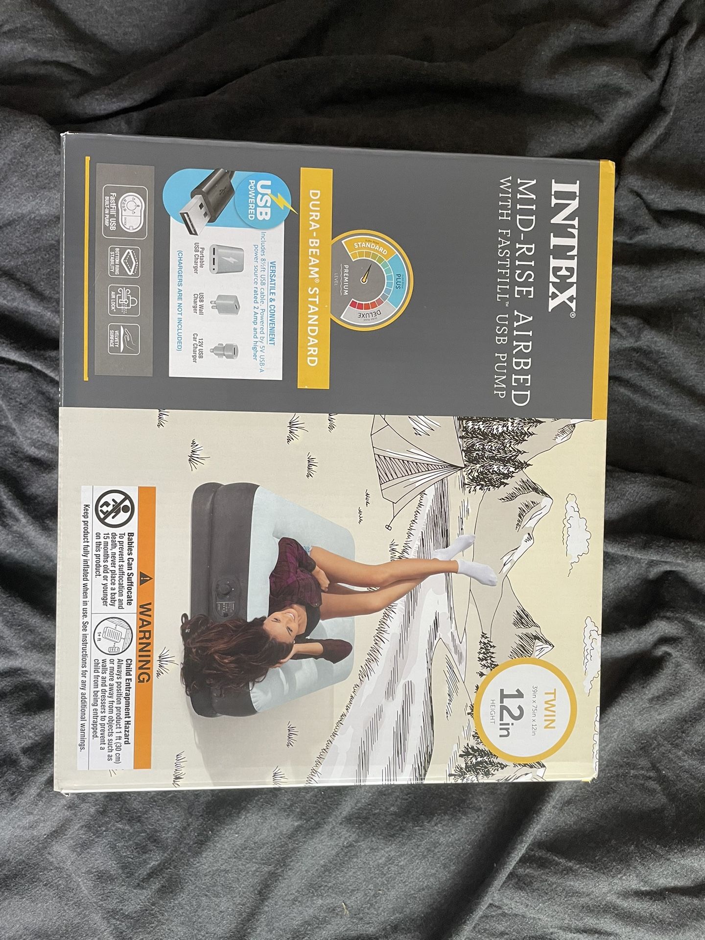 Twin Air Mattress Airbed - New