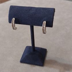 Diamond Earrings White Gold Wedding 