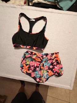 Tropical Floral Two-Piece Bikini Set
