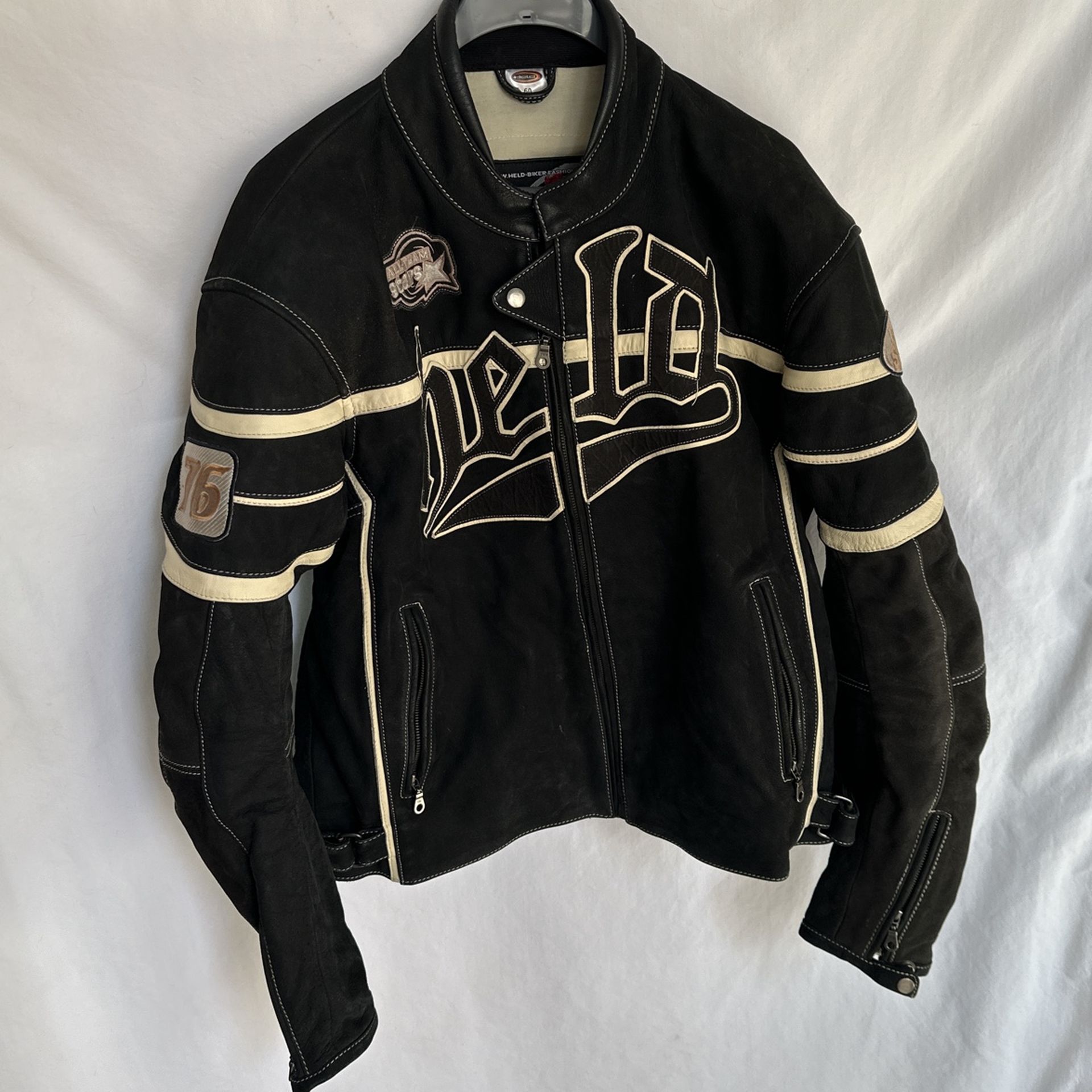Held Leather Armored Motorcycle Jacket Size 60