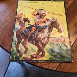 INDIAN CHIEF PICTURE PIZZLE-NATIVE AMERICAN