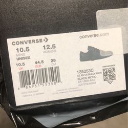 Converse (Black Leather)