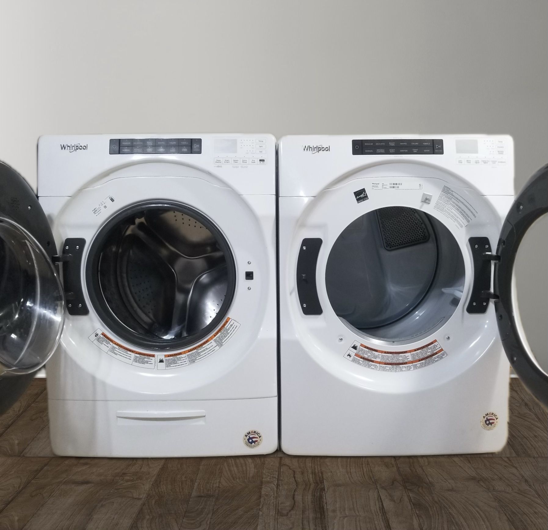 🎊6 Months Warranty🎊 Front Load Whirlpool Washer And Electric Dryer