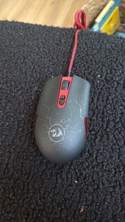 Red dragon wired gaming mouse