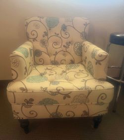 Beautiful blue and green chair