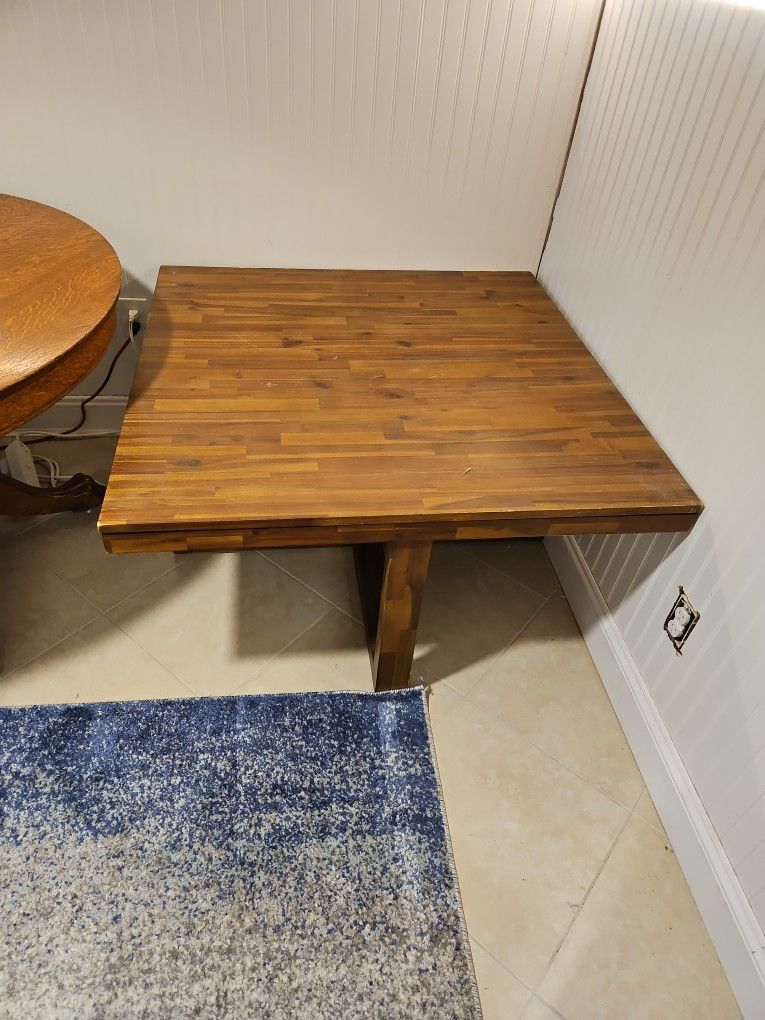 42"x42" Solid Wood Coffee Table