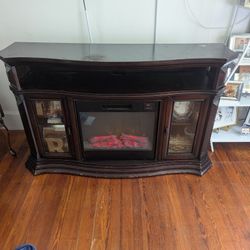 Electric Fireplace/ TV Stand location Is Revere 