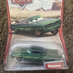 Sealed 2006 Disney Cars World Of Cars Ramone green Diecast