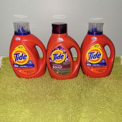 3 Tide Laundry Detergent 