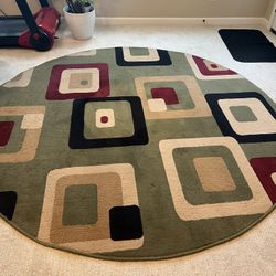 Circular rug