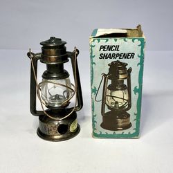 Lantern Bronze Die Cast #8763 Metal Collectible Pencil Sharpener New With Box
