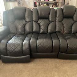 Recliner Couch With Loveseat - OBO
