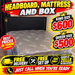 Huge sale for Mattress And Box Twin size #mattress and box 150.$ full 190$ Queen 200$ king 290$. free delivery free set up 708….289…7715… cash or Zell
