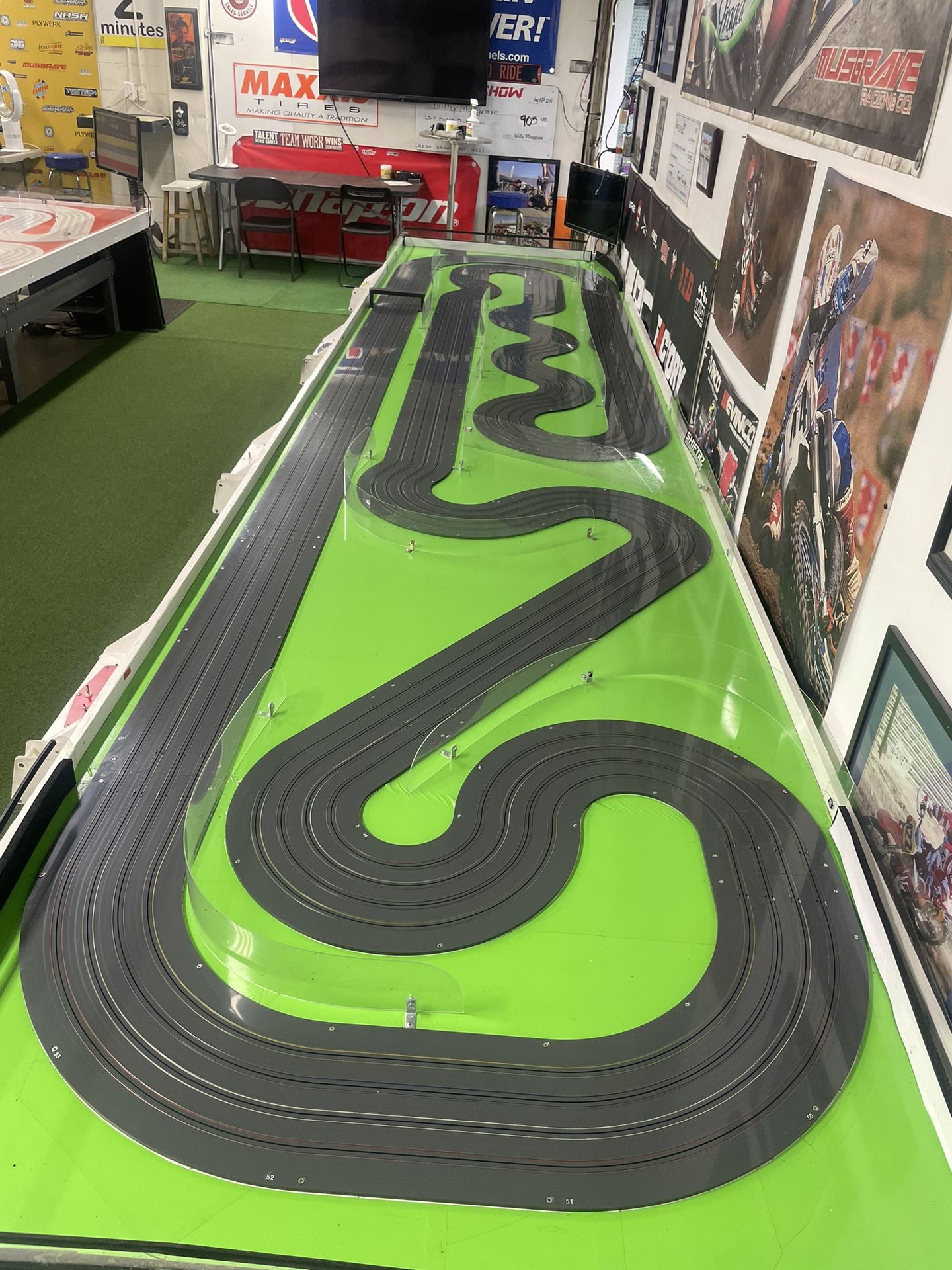 Slot Car Track, 4x18 Feet, Custom CNC Routed Track