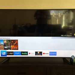 65in Samsung And TV Stand 