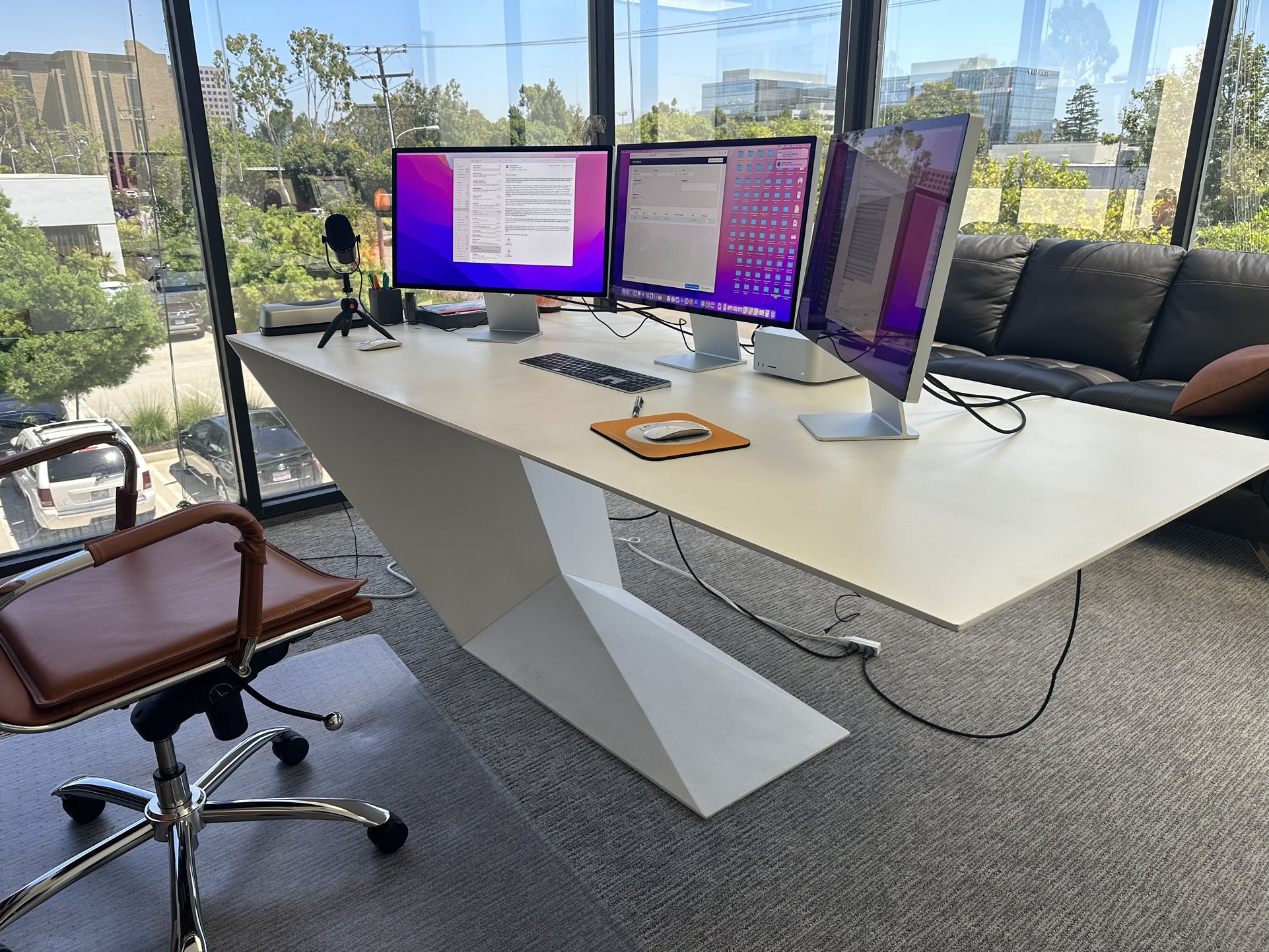 Exquisite FURTIF LARGE DESK Designed by Daniel Rode for Sale!