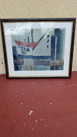 vintage watercolor painting