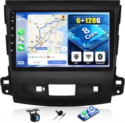 8 Core 6+128G Car Stereo for Mitsubishi Outlander/Citroen C-Crosser/Peugeot 4007 2008-2015