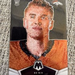 Bo Nix 2024 Mosaic Micro Mosaic Rookie #MM-BNX Denver Broncos