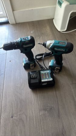 Makita 12V Impact and Drill W/ Batteries & Charger
