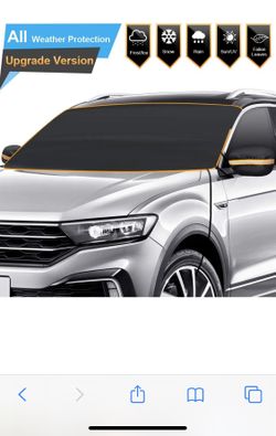 Car Windshield Snow Ice Cover for Winter, Sunshade Cover for Summer