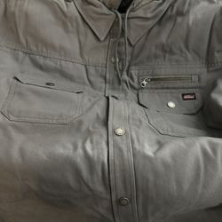 Dickies Steel Gray 2XL heavy Duty Coat With Hoodie. BRAND NEW