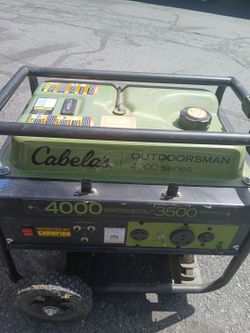 Cabelas 3500 watt generator