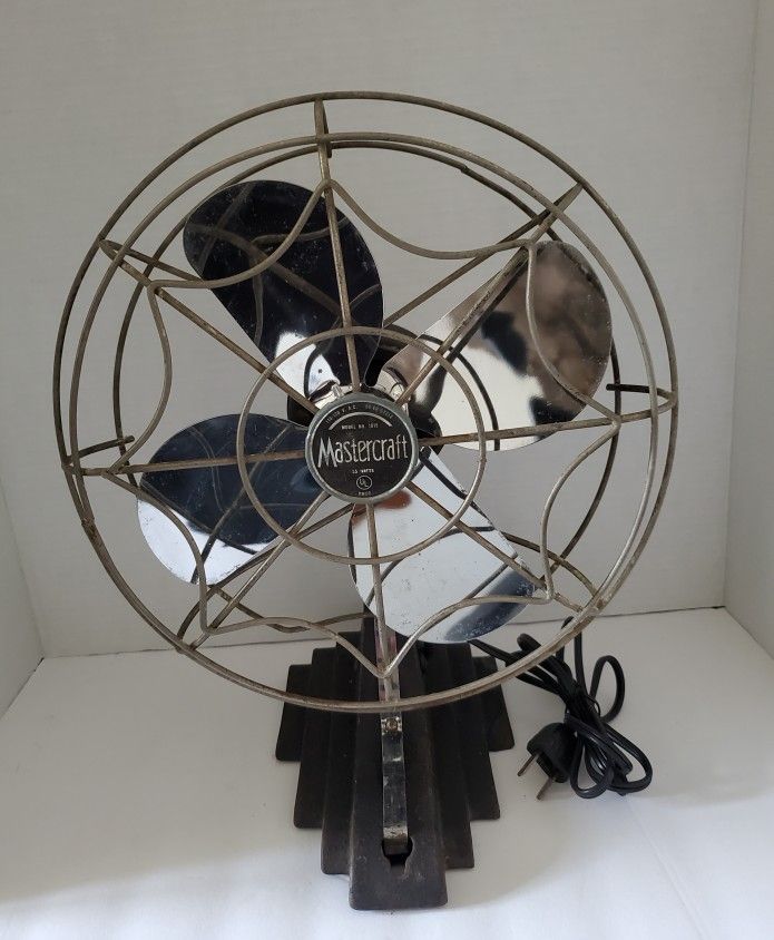 Vintage Mastercraft Model 1015 Web Fan
